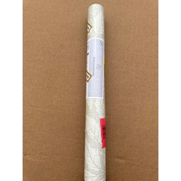 New Boråstapeter Vildvin Wallpaper Roll Stone Beige Leaf Neutral Retail $264 - Picture 12 of 12